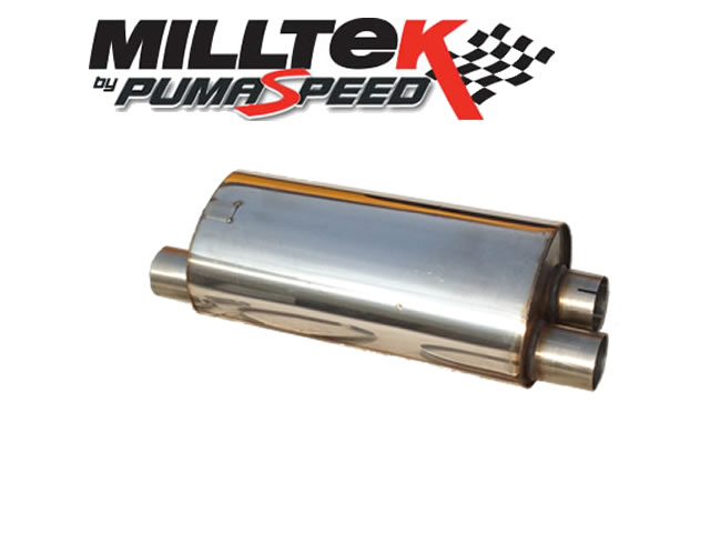 Milltek Sport Exhaust MSPO206 Rear Silencer (Road)  Porsche 911 997 Turbo Turbo S